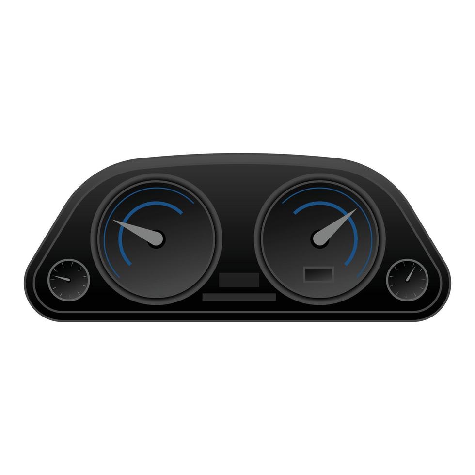 Car dashboard icon, cartoon style vector