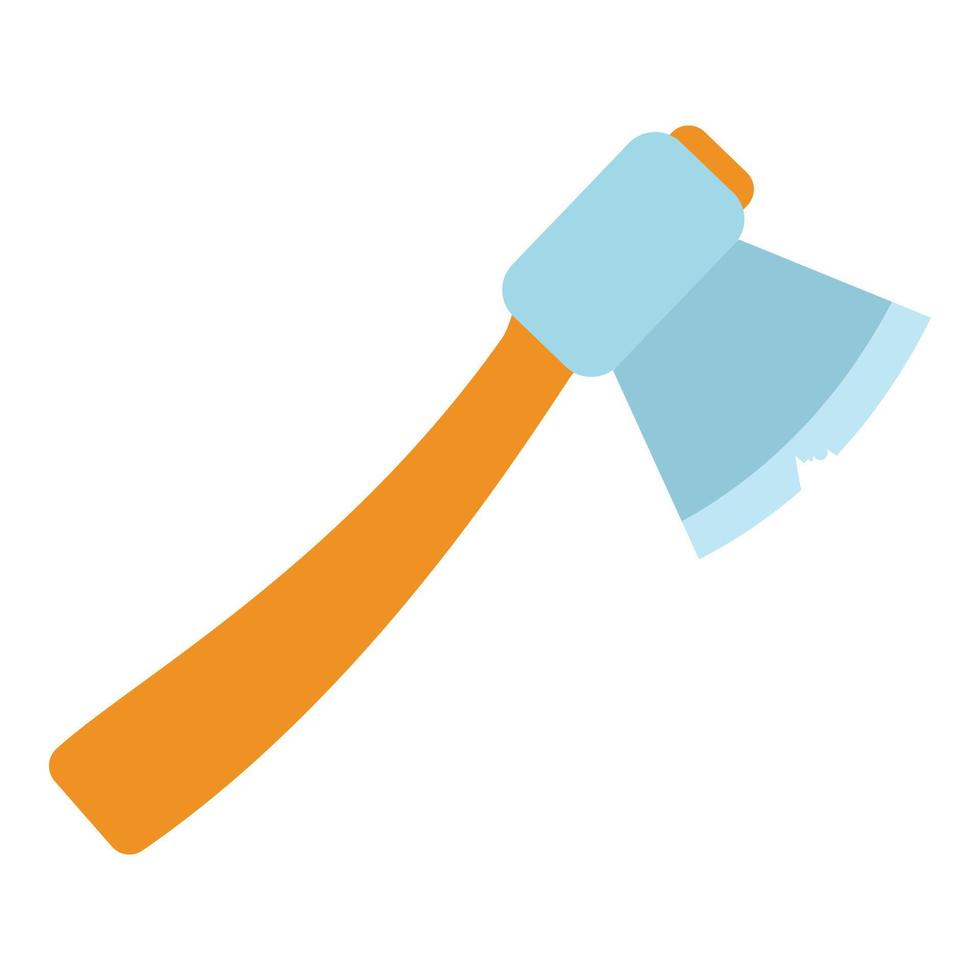 Axe icon, flat style. vector