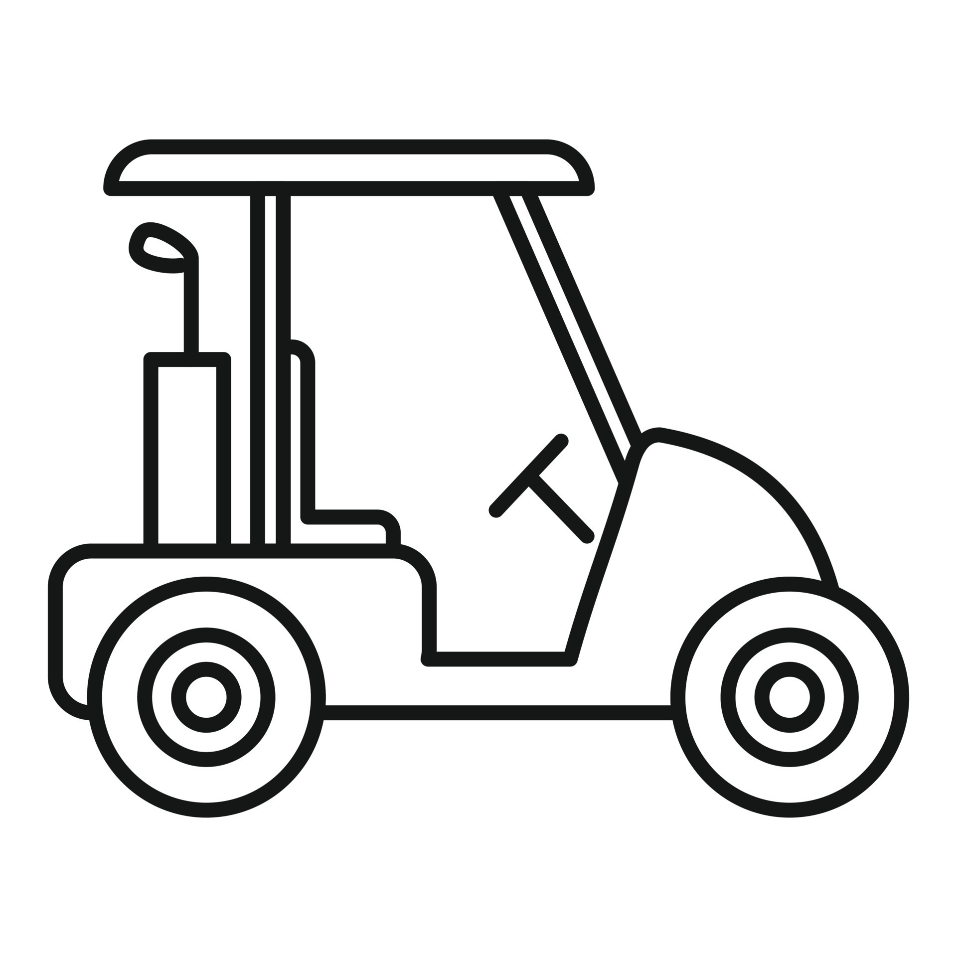Golf cart vehicle icon, outline style 14680064 Vector Art at Vecteezy