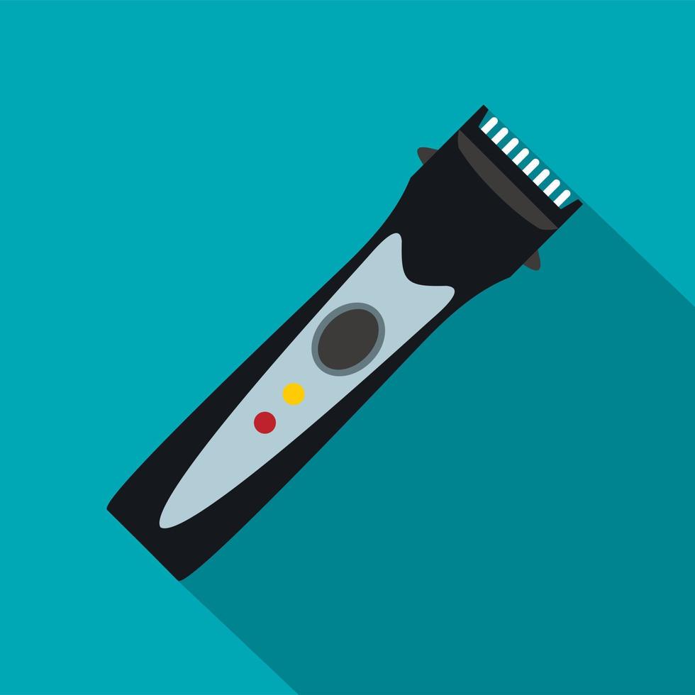 Hair clipper icon, flat style vector