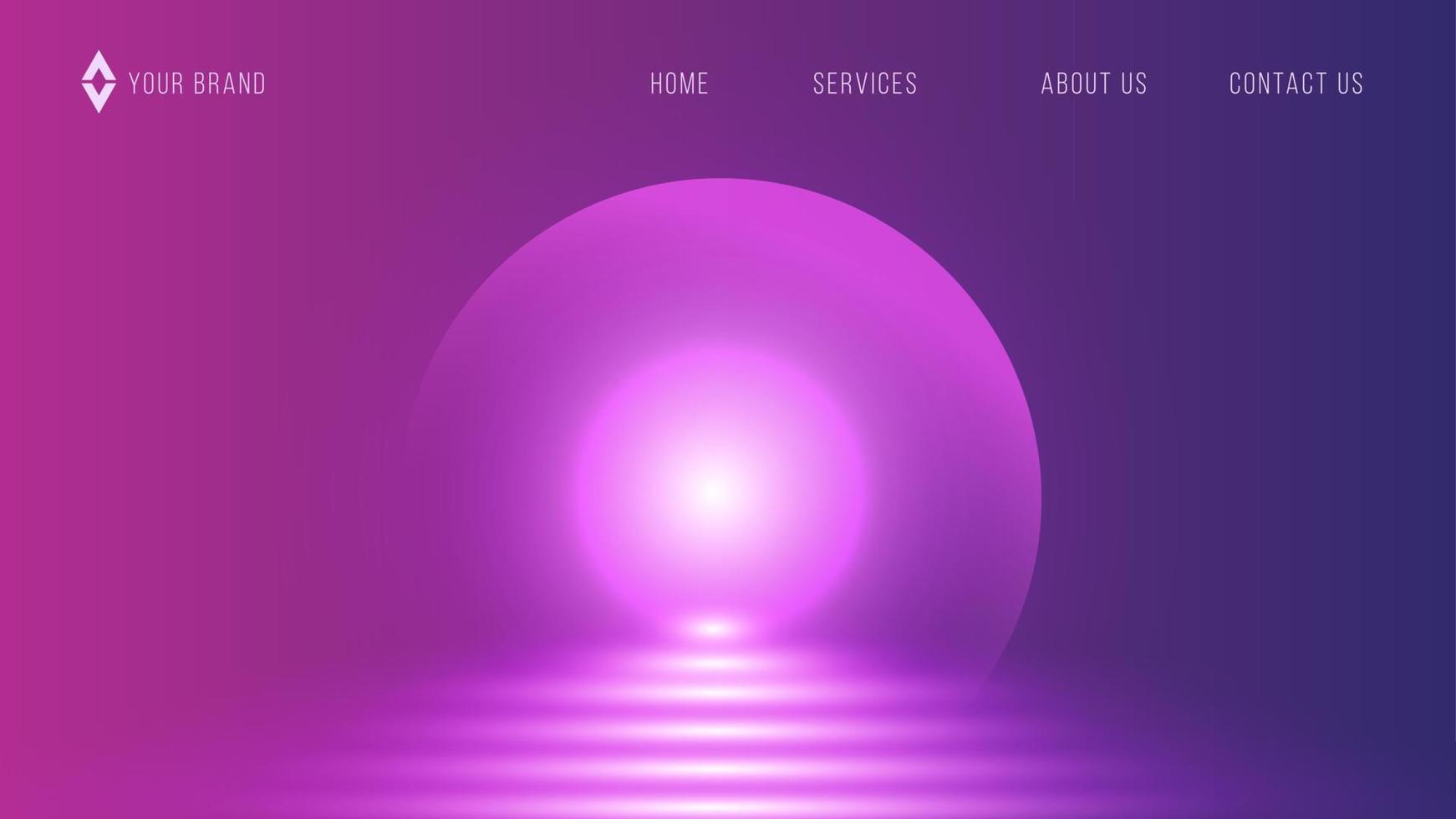 Blue Purple Web Design Gradient Abstract Background EPS 10 Vector For Website, Landing Page, Home Page, Web Page
