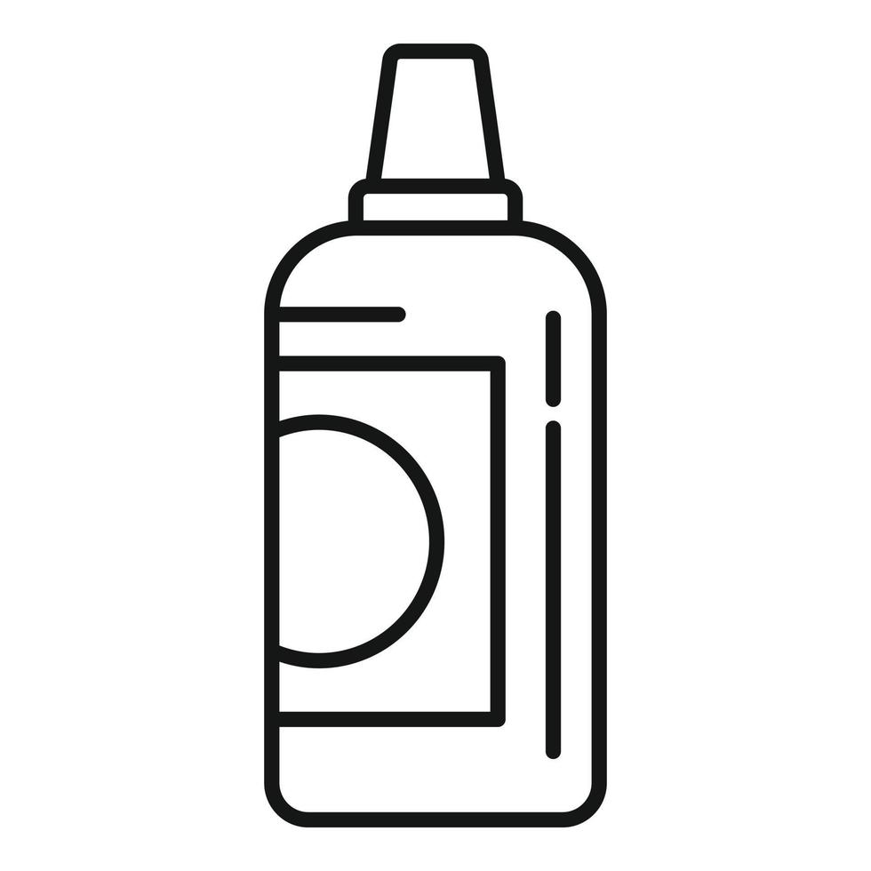 Mineral fertilizer icon, outline style vector