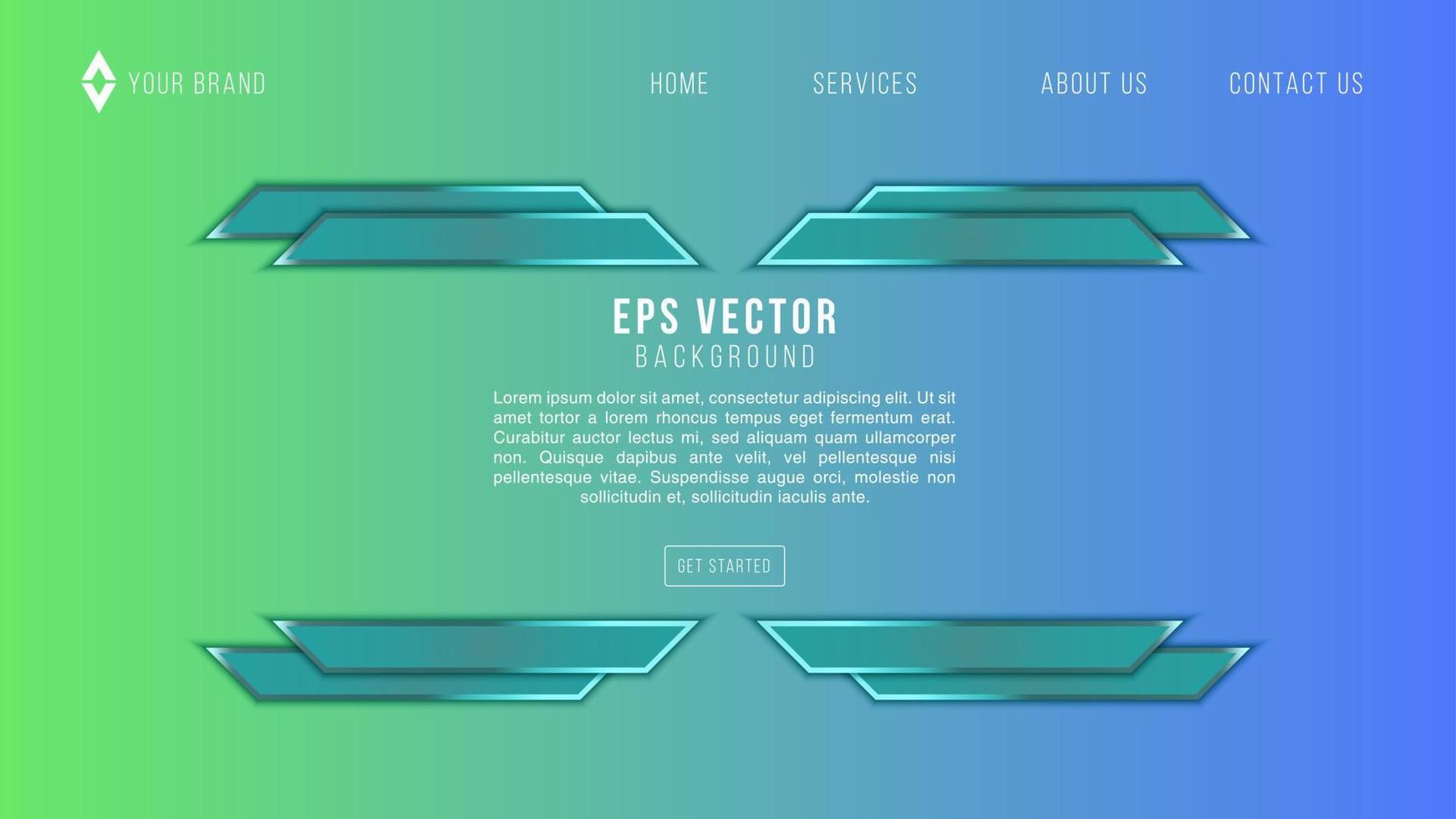 diseño web degradado azul verde fondo abstracto eps 10 vector para sitio web, página de inicio, página de inicio, página web