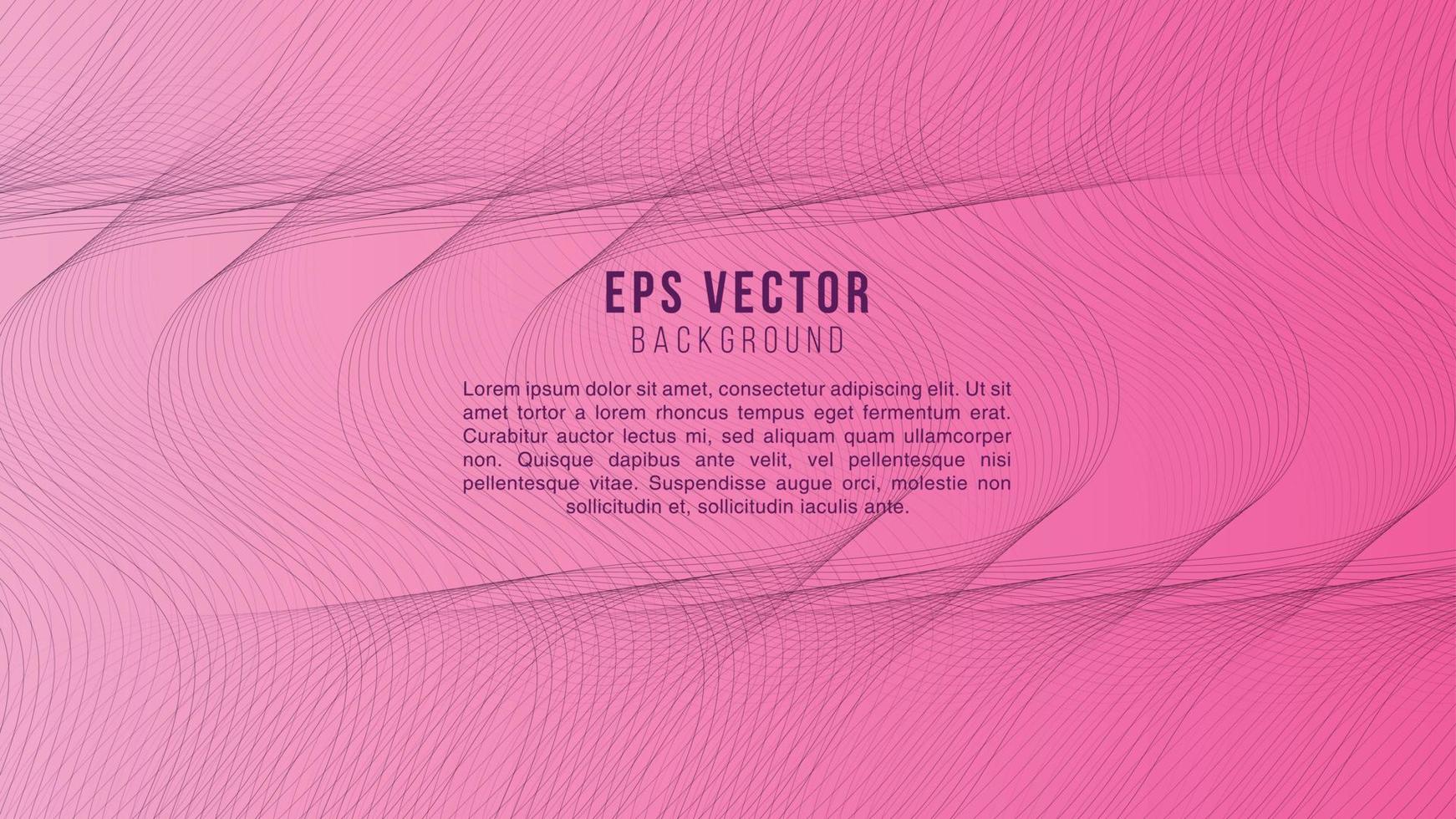 Pink Gradient Line shape Background Abstract EPS Vector