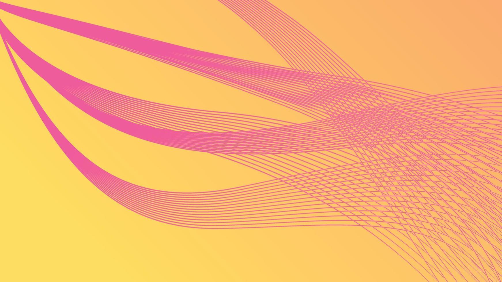 amarillo púrpura degradado línea forma fondo abstracto eps vector