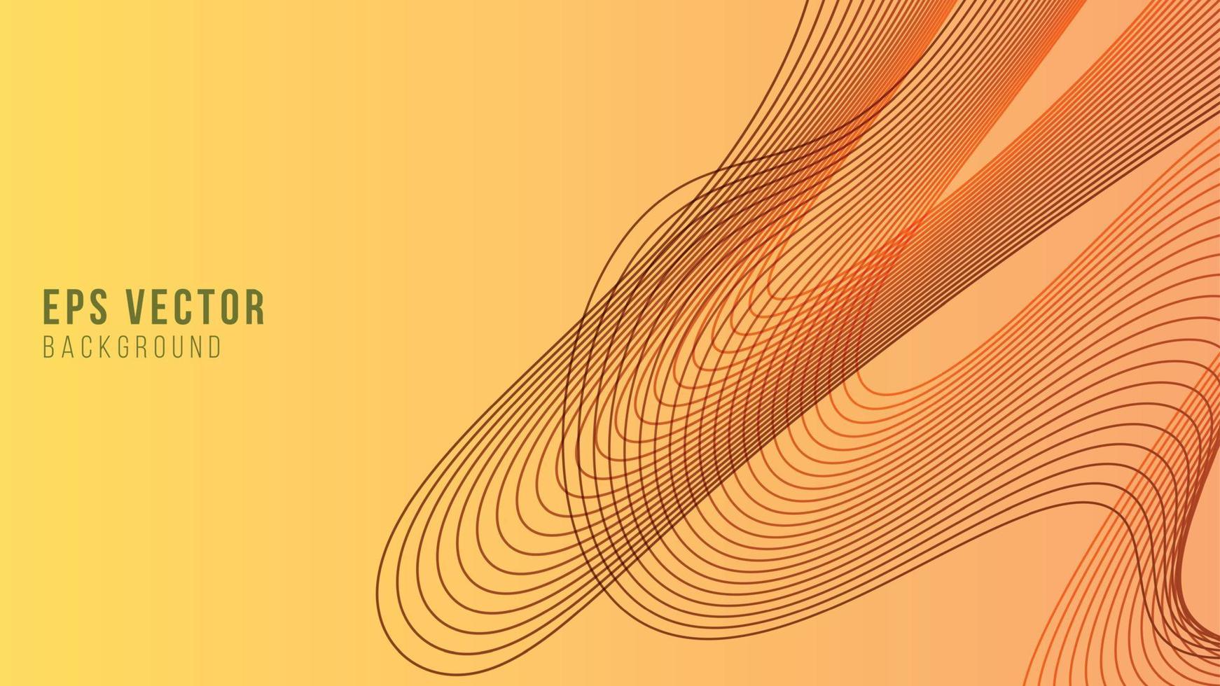 Yellow Gradient Line Shape Background Abstract EPS Vector