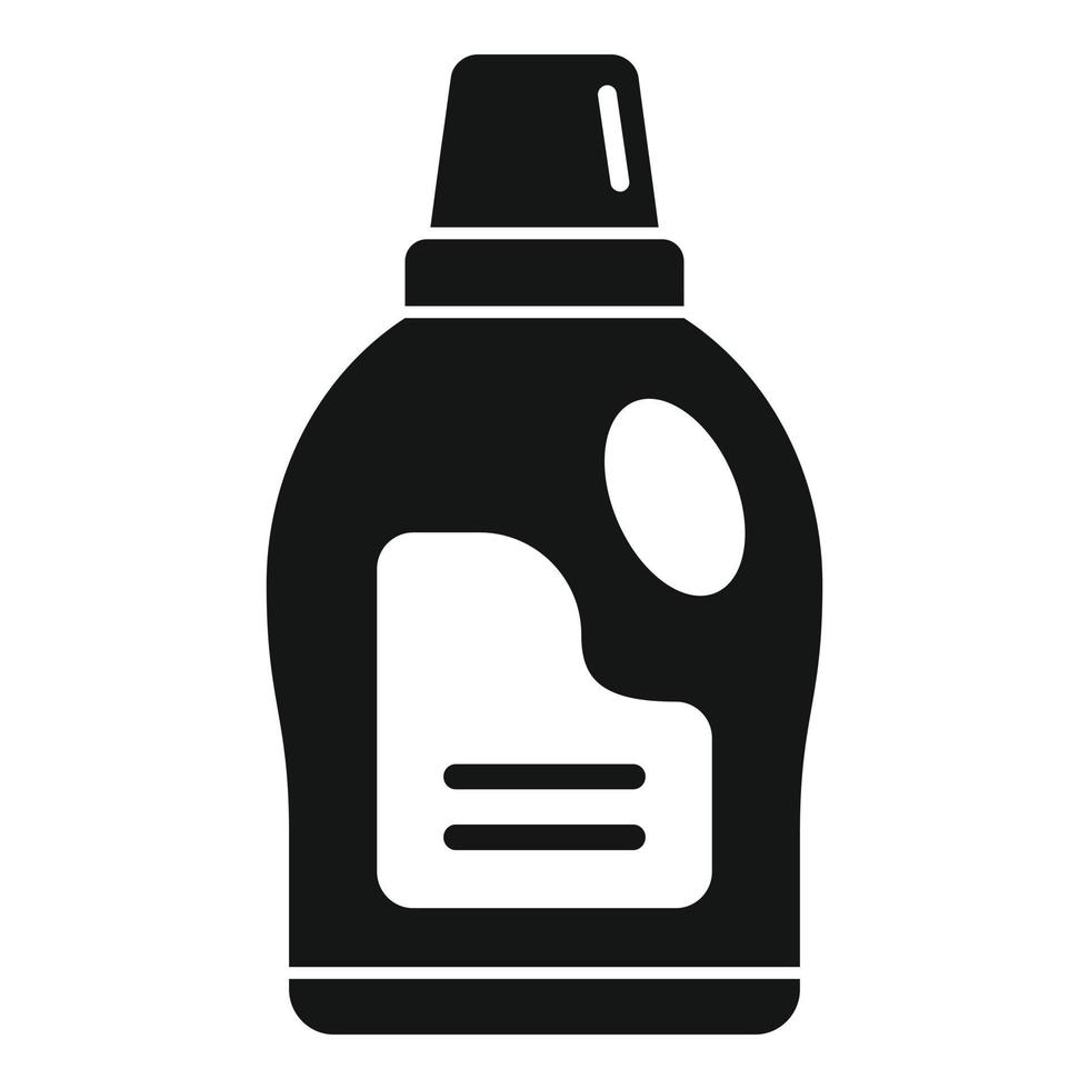 Softener wash icon, simple style vector