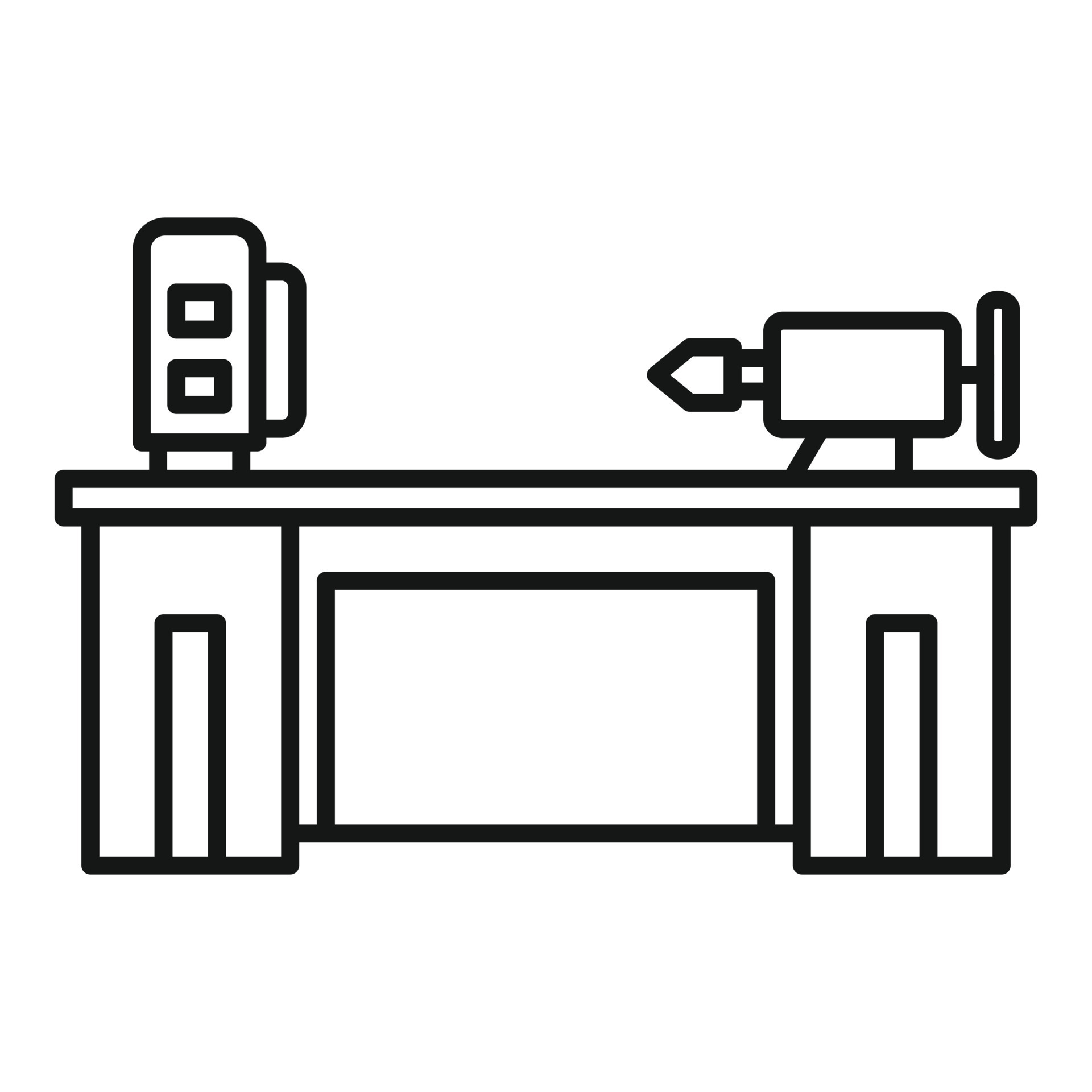 Lathe machine icon, outline style 14680417 Vector Art at Vecteezy