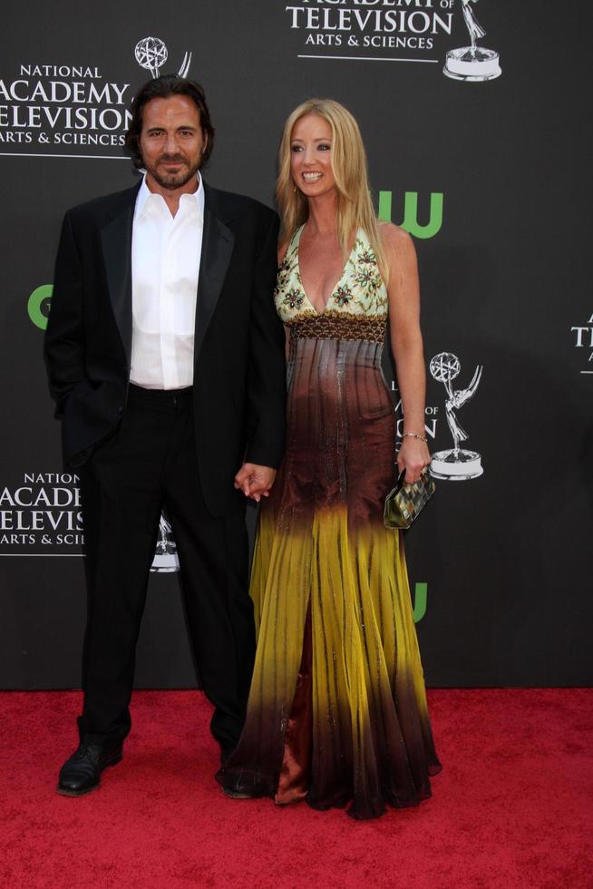 Thorsten Kaye and Susan Haskell arriving at the Daytime Emmy Awards at