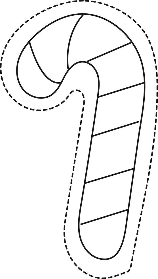 Candy Cane Christmas Scissor Skills 14681313 Vector Art at Vecteezy