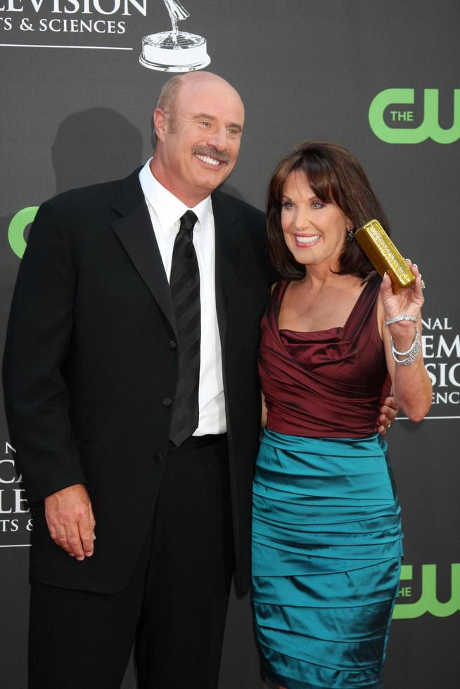 Dr Phil McGraw and Family arriving at the Daytime Emmy Awards at the Orpheum Theater in Los Angeles, CA on August 30, 2009 photo