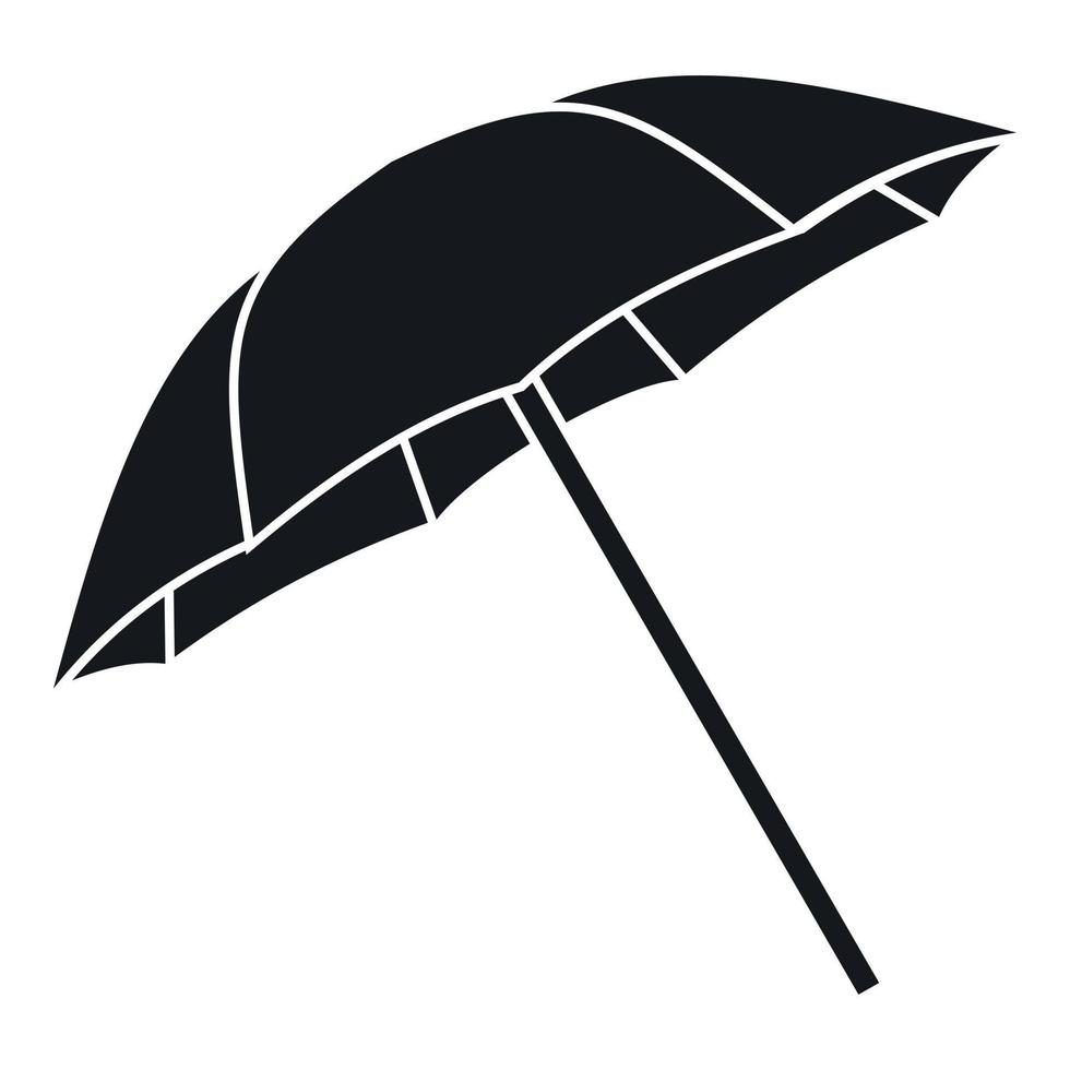 Umbrella icon, simple style vector