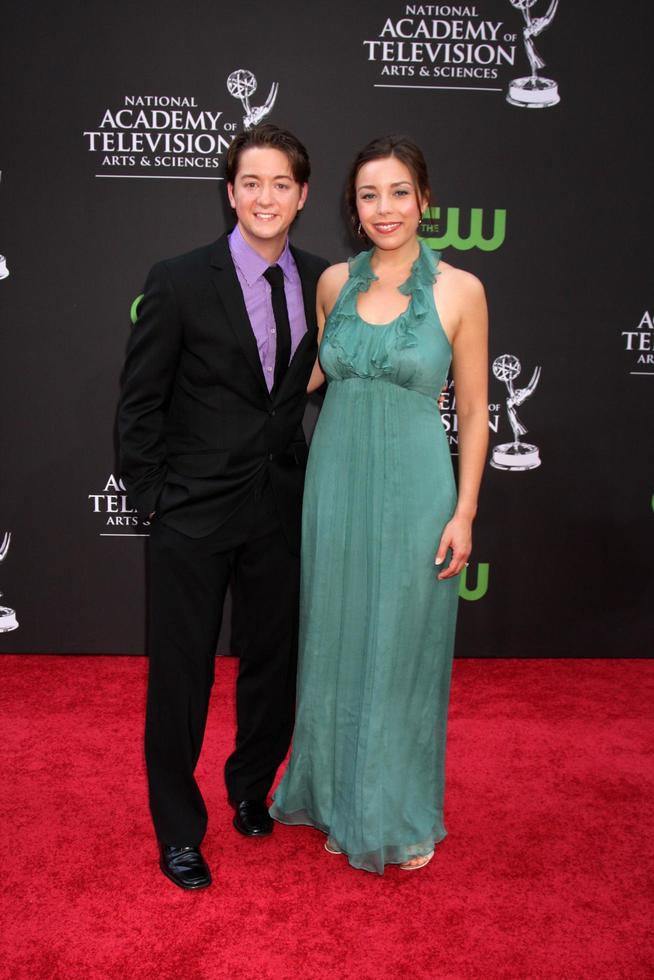 Bradford Anderson and Fiance arriving at the Daytime Emmy Awards at the Orpheum Theater in Los Angeles, CA on August 30, 2009 photo