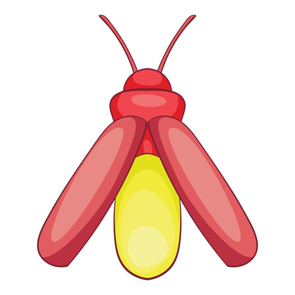 Midge icon, cartoon style vector