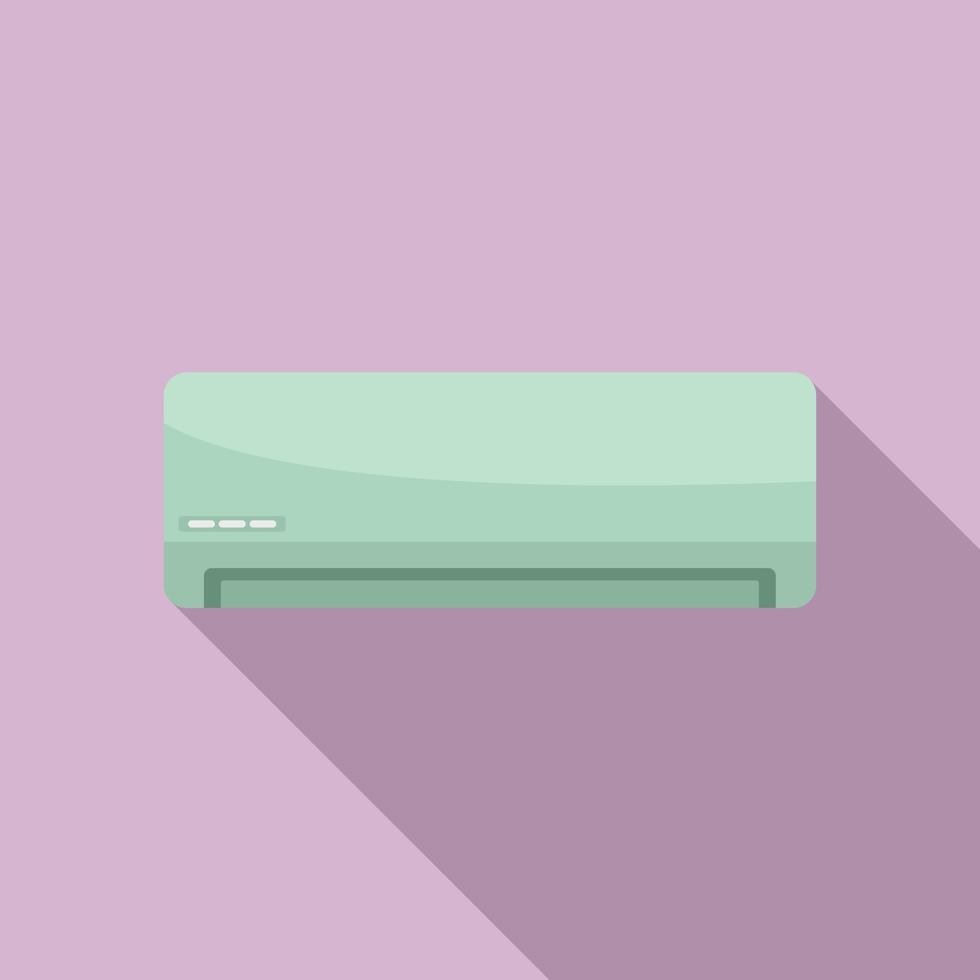 Air conditioner icon, flat style vector