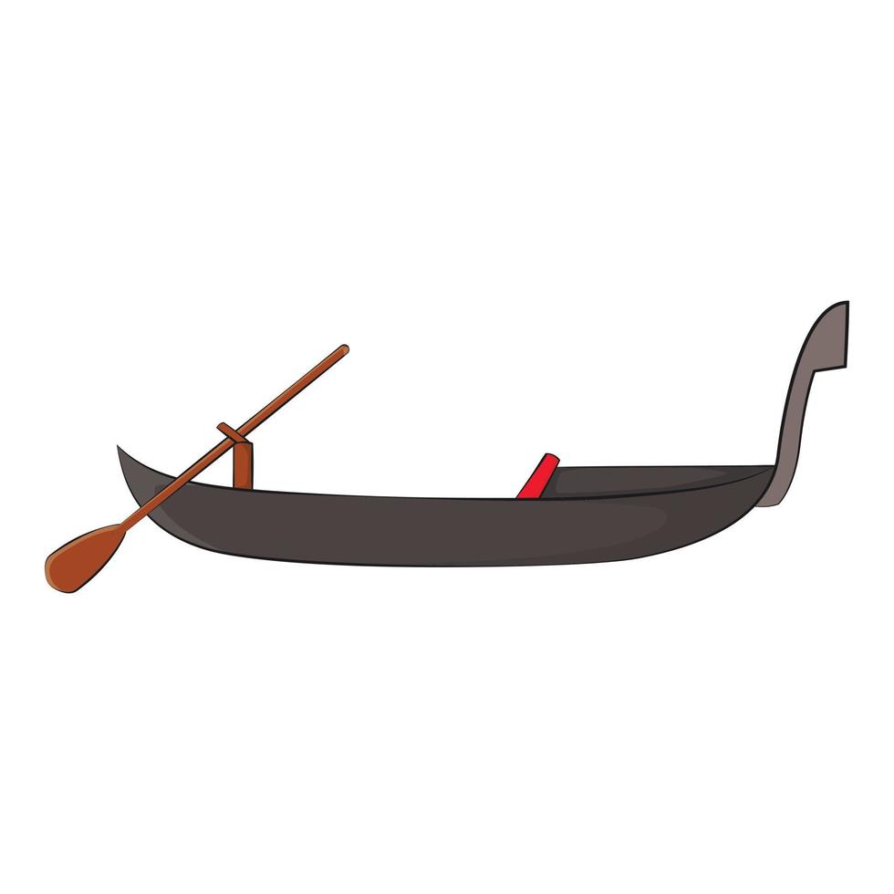 Gondola icon, cartoon style vector