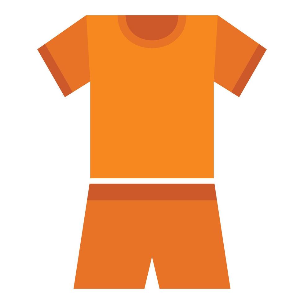 Sport clothes icon, flat style vector