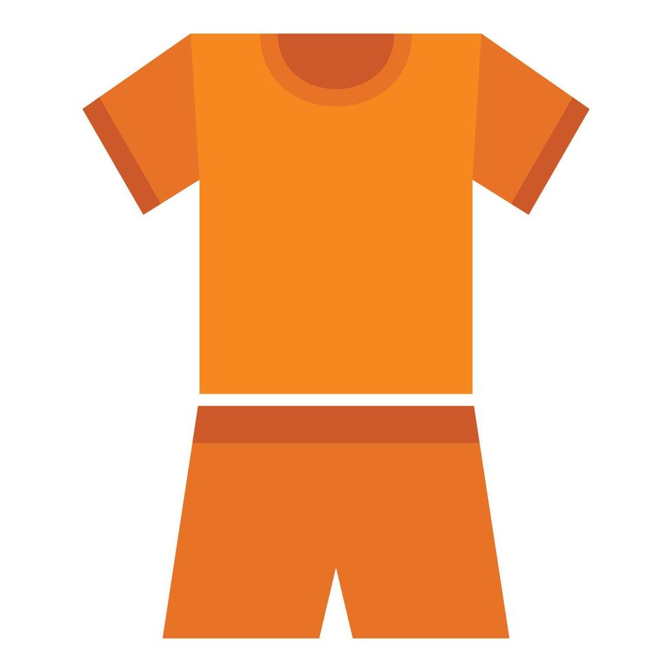 Sport clothes icon, flat style vector