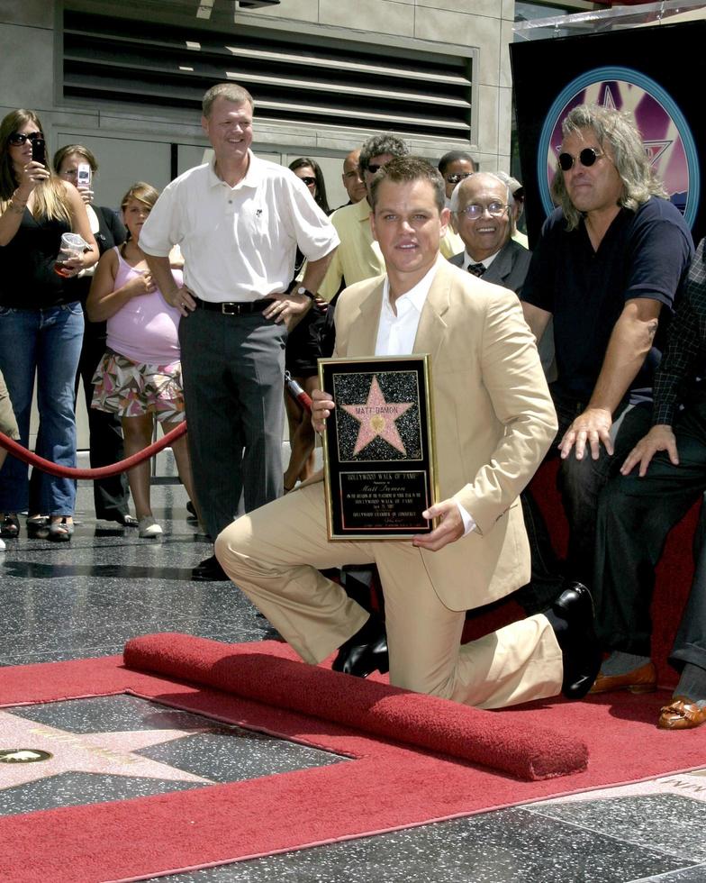 Matt Damon Matt Damon receives Star on the Hollywood Walk of Fame Los Angeles, CA July 25, 2007 2007 photo