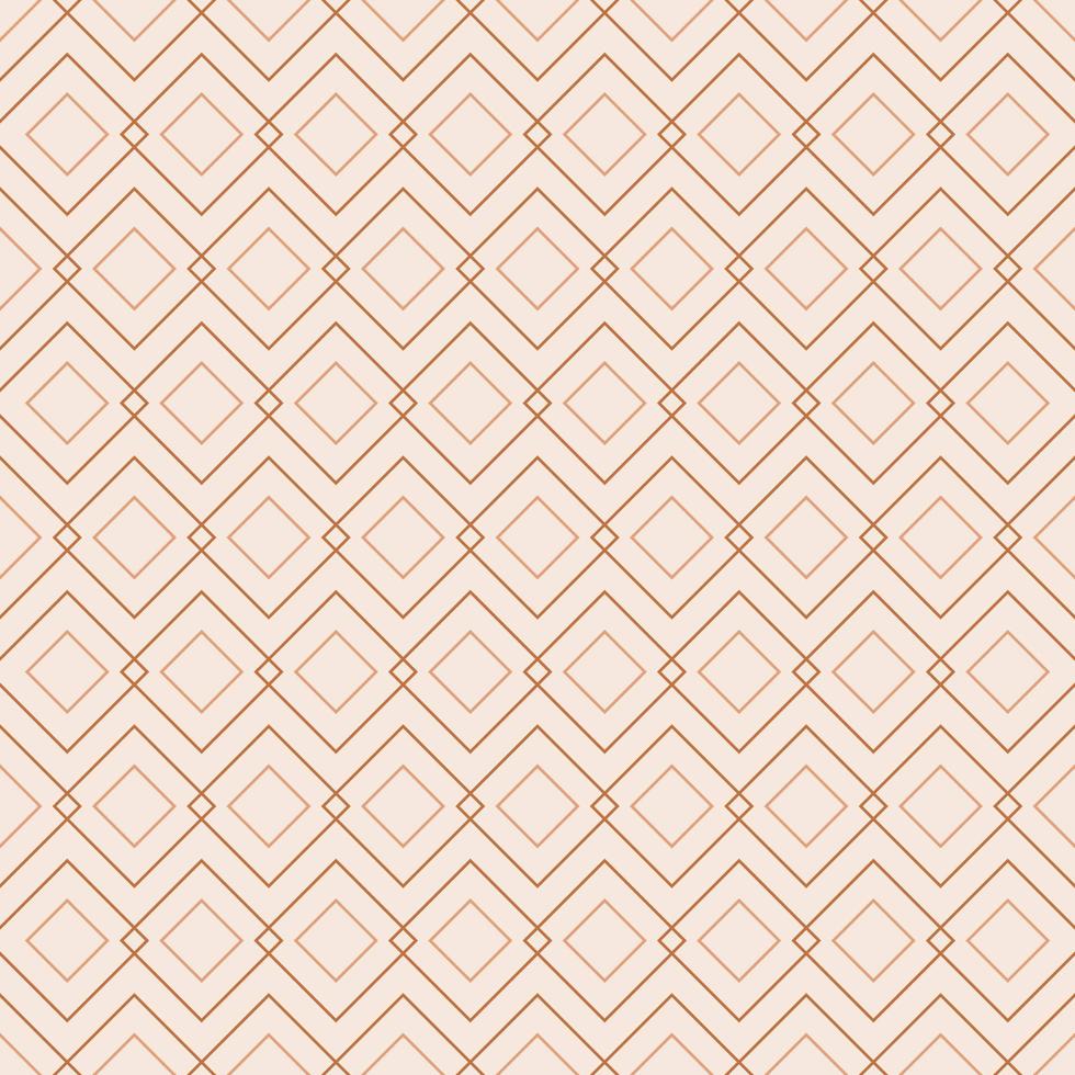 Seamless geometric pattern with line rhombus on pink background. Vector print for fabric background, textile