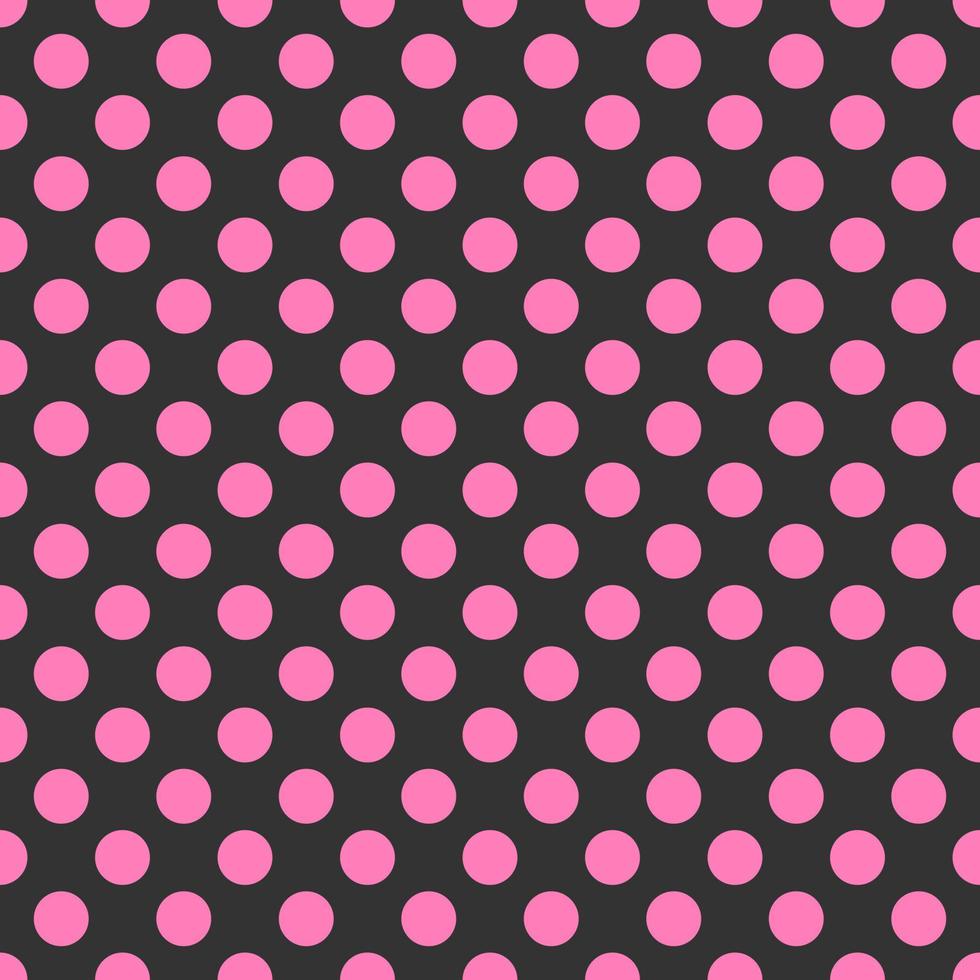 Seamless polka dot pattern. Vector print for fabric background