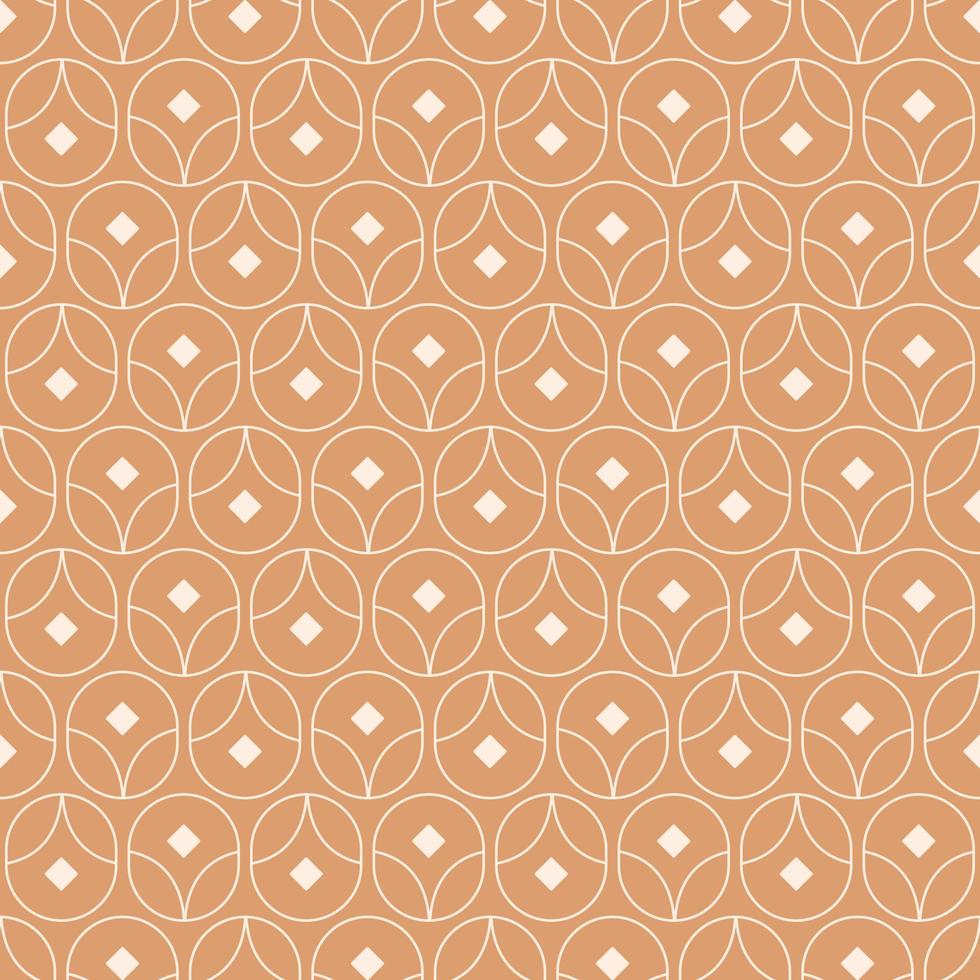 Seamless geometric pattern on pink background. Vector print for fabric background, textile