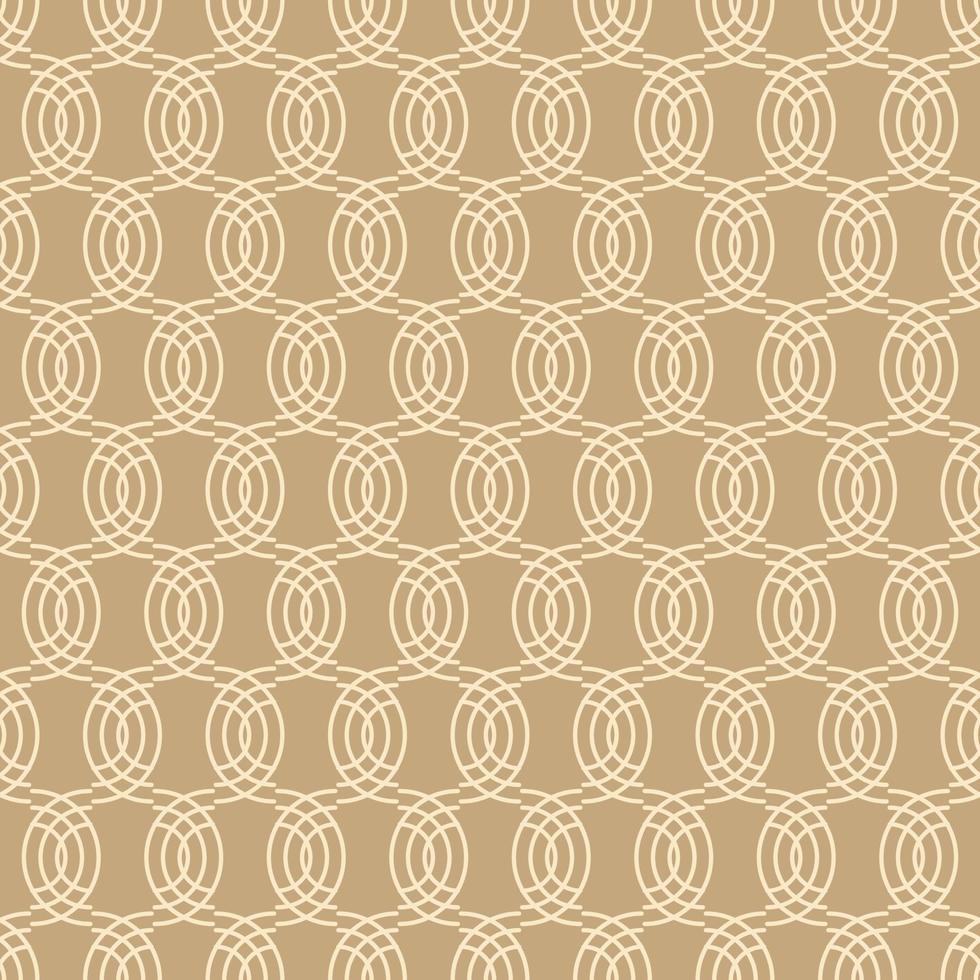 Seamless geometric pattern with line elements on beige background. Vector print for fabric background, textile