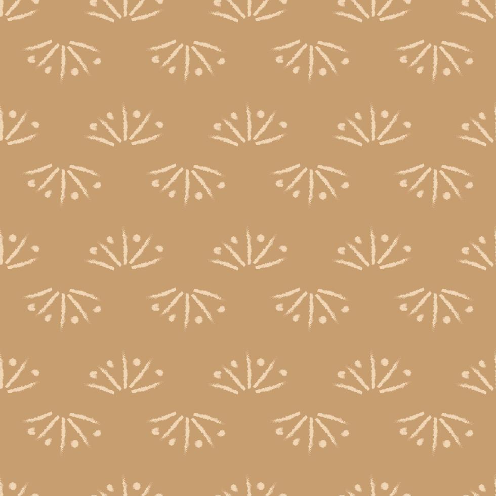 Seamless pattern with brush lines. Scandinavian style print for home decor. Vector illustration for textile background
