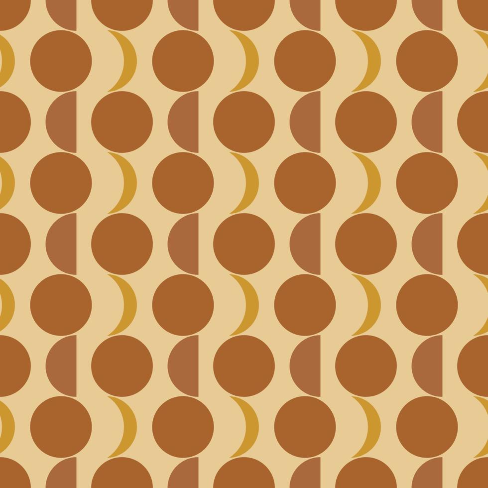Seamless geometric pattern with bohemian style elements on light background. Vector print for fabric background