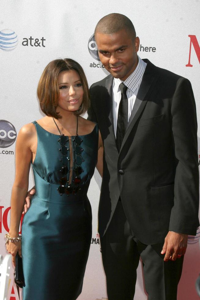Eva Longoria Parker and Tony Parker arriving at the ALMA Awards in Pasadena, CA on August 17, 2008 photo