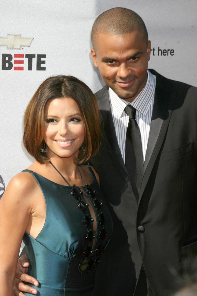Eva Longoria Parker and Tony Parker arriving at the ALMA Awards in Pasadena, CA on August 17, 2008 photo