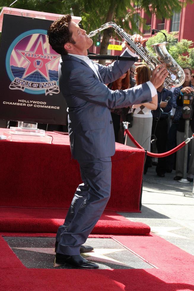 Dave Koz at the Hollywood Walk of Fame Star Ceremony honoring Dave Koz Capital Building in Hollywood Los Angeles, CA September 22, 2009 photo