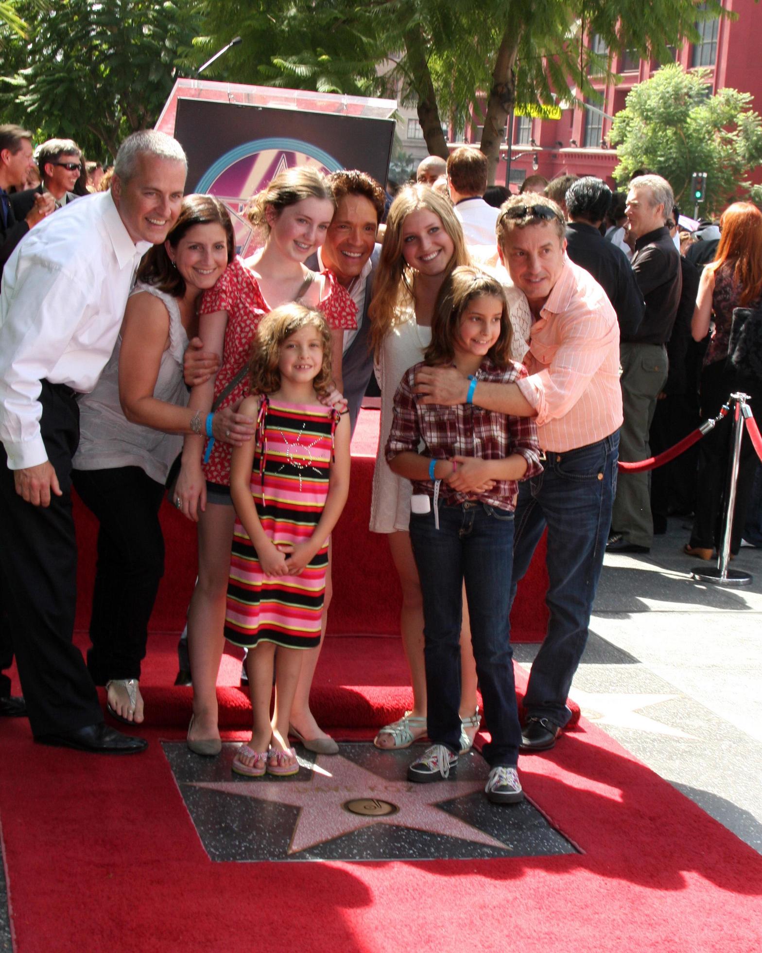 Dave Koz and Family at the Hollywood Walk of Fame Star Ceremony