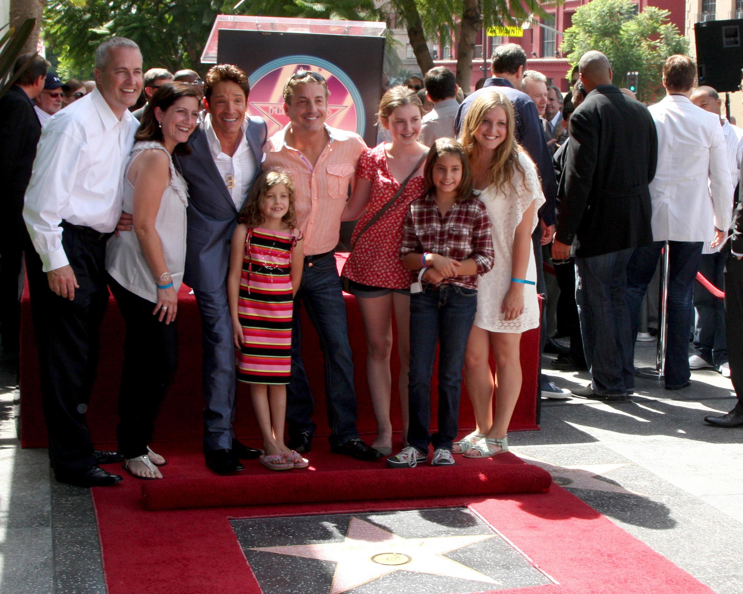 Dave Koz and Family at the Hollywood Walk of Fame Star Ceremony