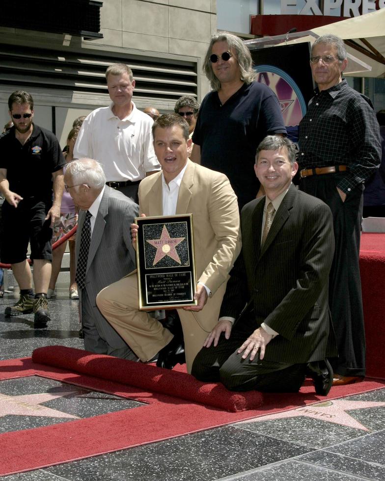 Matt Damon Matt Damon receives Star on the Hollywood Walk of Fame Los Angeles, CA July 25, 2007 2007 photo