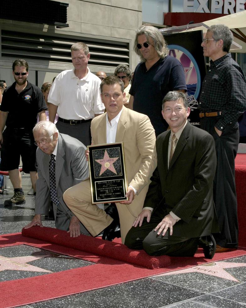 Matt Damon Matt Damon receives Star on the Hollywood Walk of Fame Los Angeles, CA July 25, 2007 2007 photo