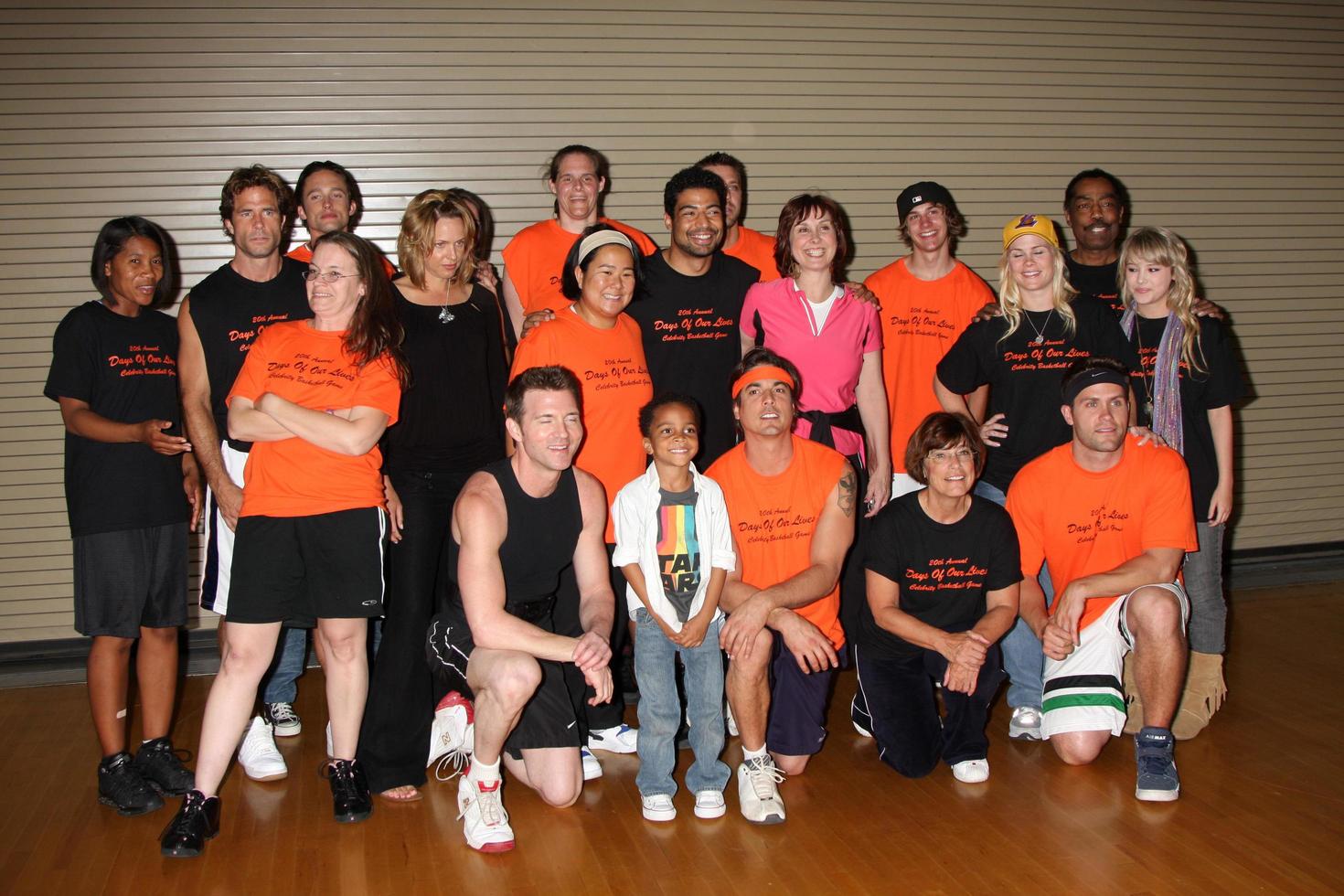 Game Participants at the 20th James Reynolds Days of Our Lives Basketball Game at South Pasadena High School in Pasadena, CA on May 29, 2009 photo