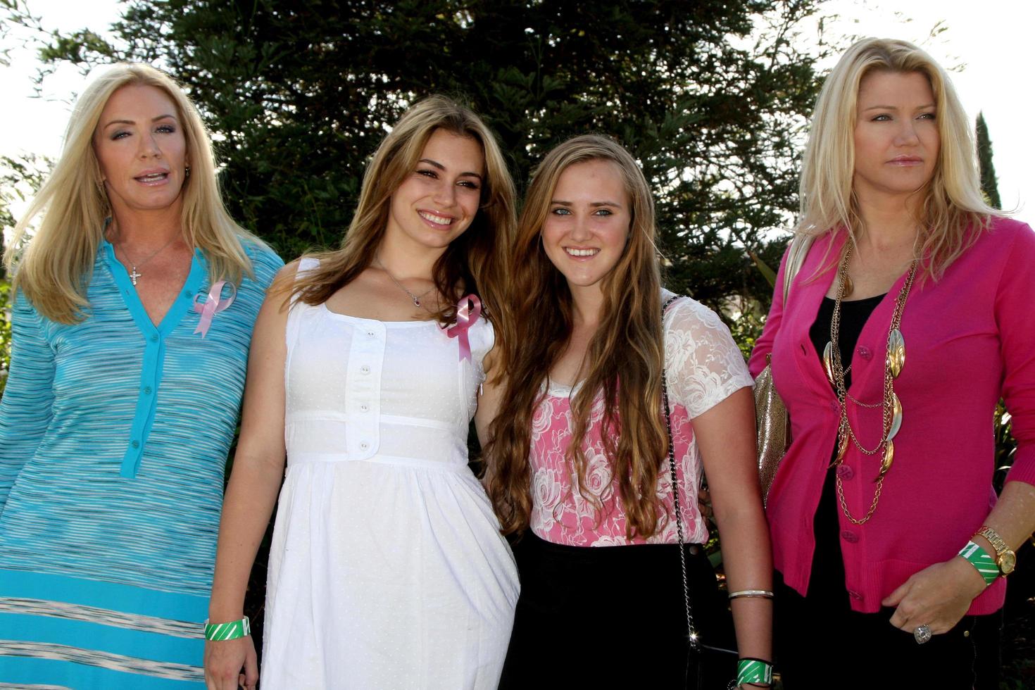 Shannon Tweed, Sophie Simmons, Emily Field, and Tracey Tweed arriving at the Cure in the Canyons 3 event Four Seasons Hotel Westlake Village Westlake Village, CA October 4, 2009 photo