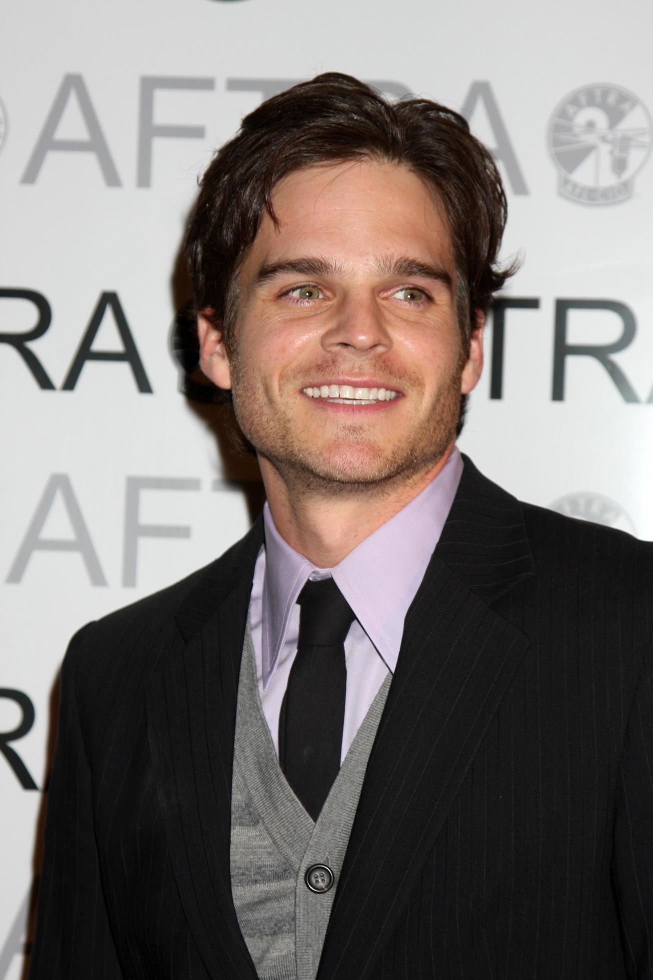 Greg Rikaart arriving at the AFTRA Media and Entertainment Excellence