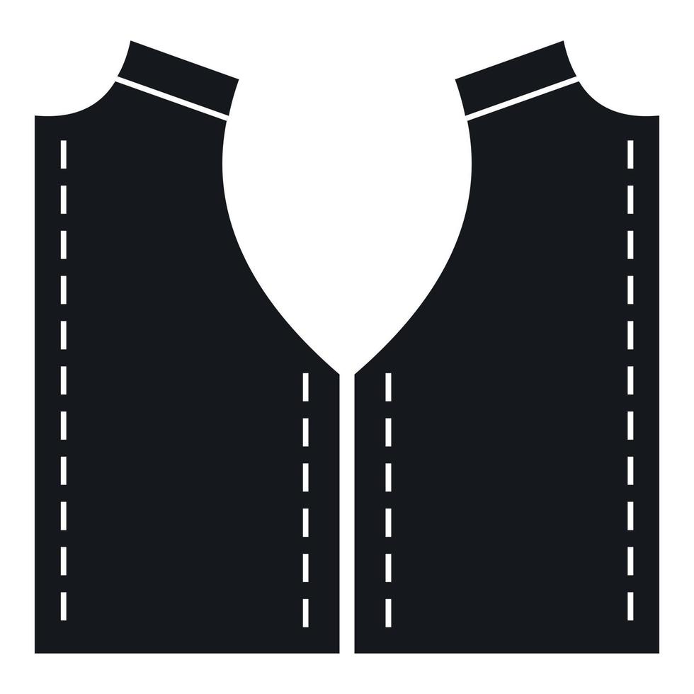 Pattern for sewing icon, simple style vector