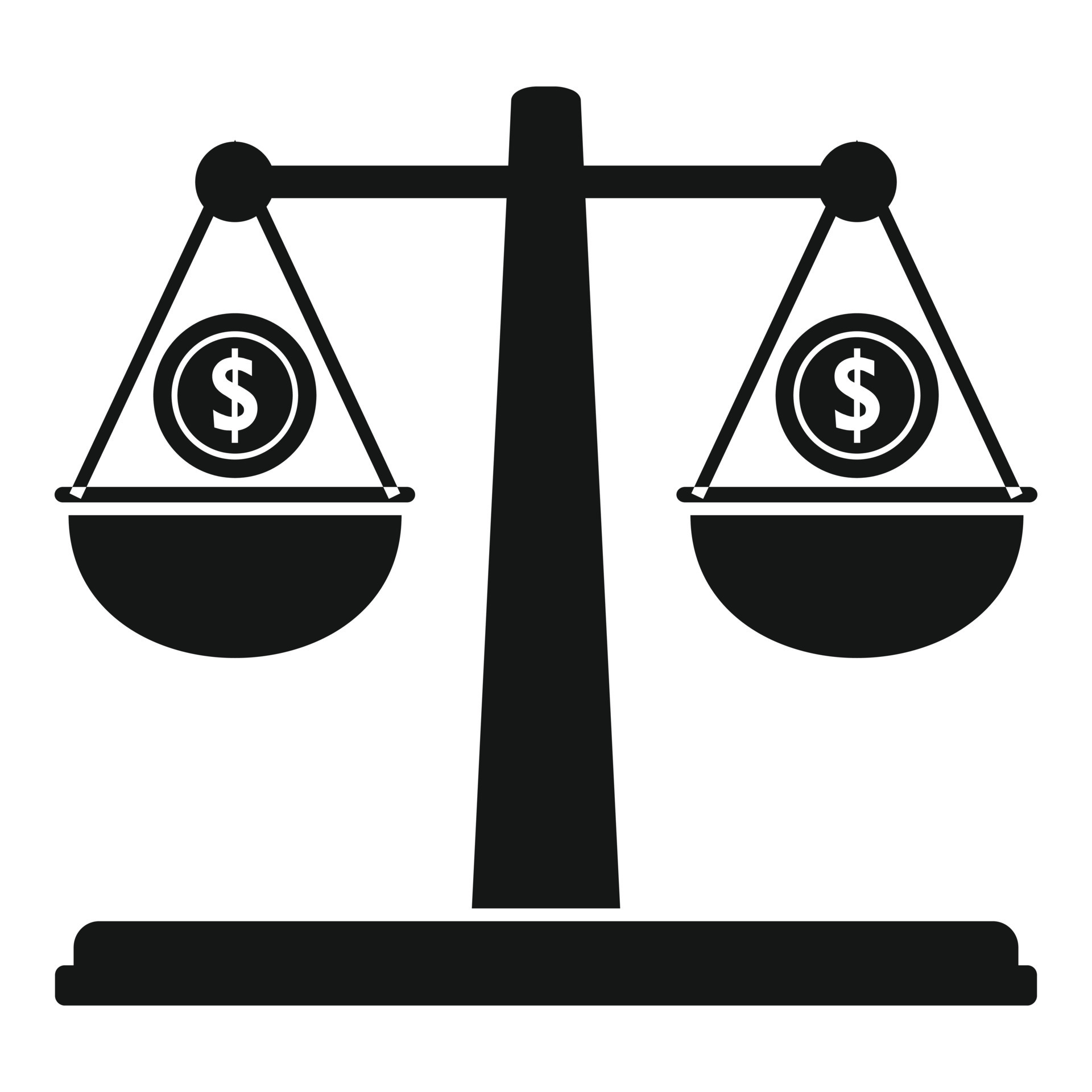 Broker money balance icon, simple style 14684227 Vector Art at Vecteezy