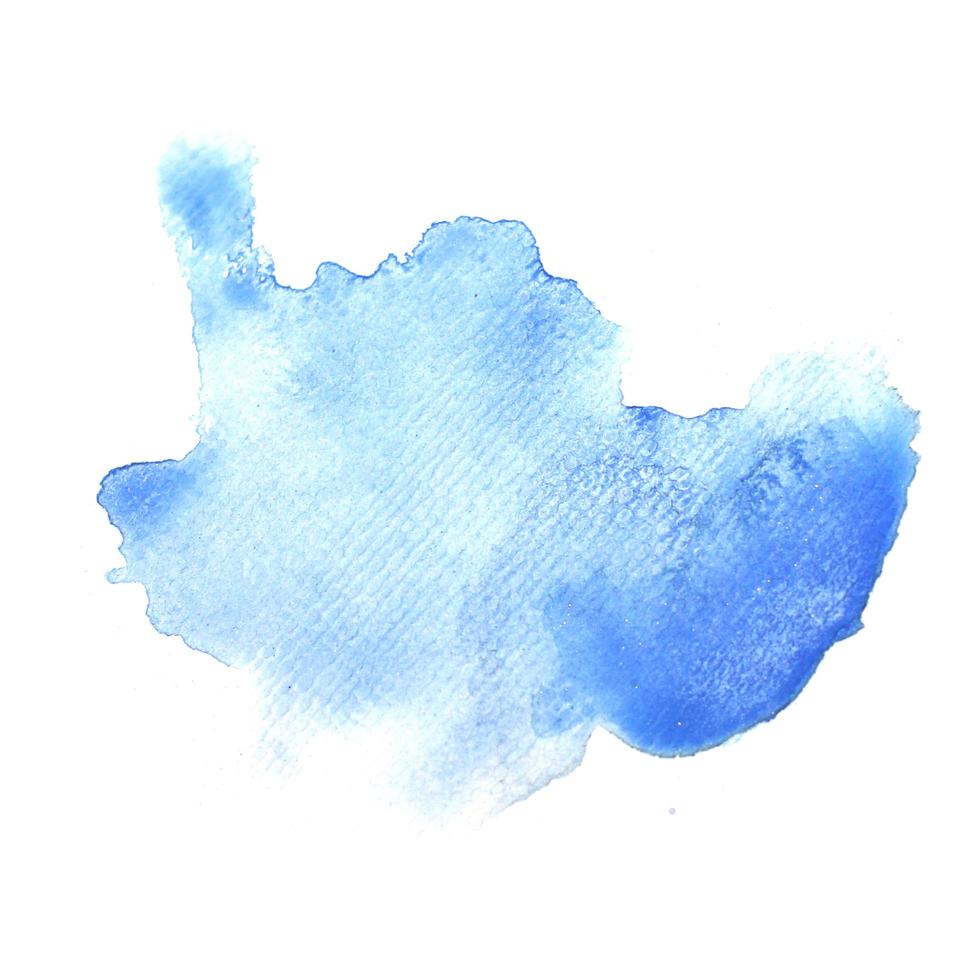 Abstract Blue watercolor Colorful painting Background photo