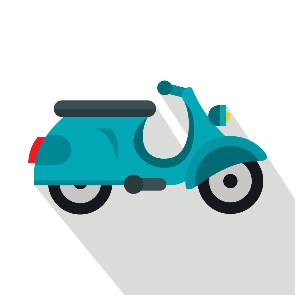 Scooter icon, flat style vector