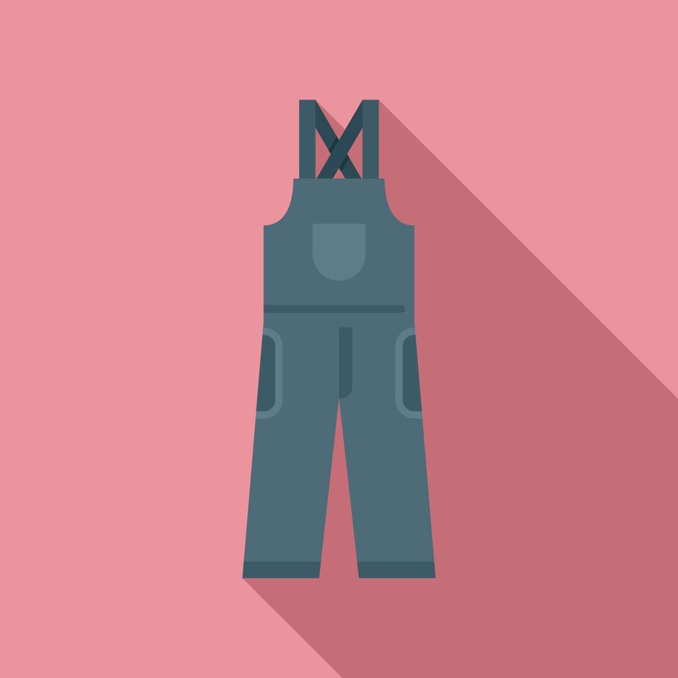 Metallurgy clothes icon, flat style vector