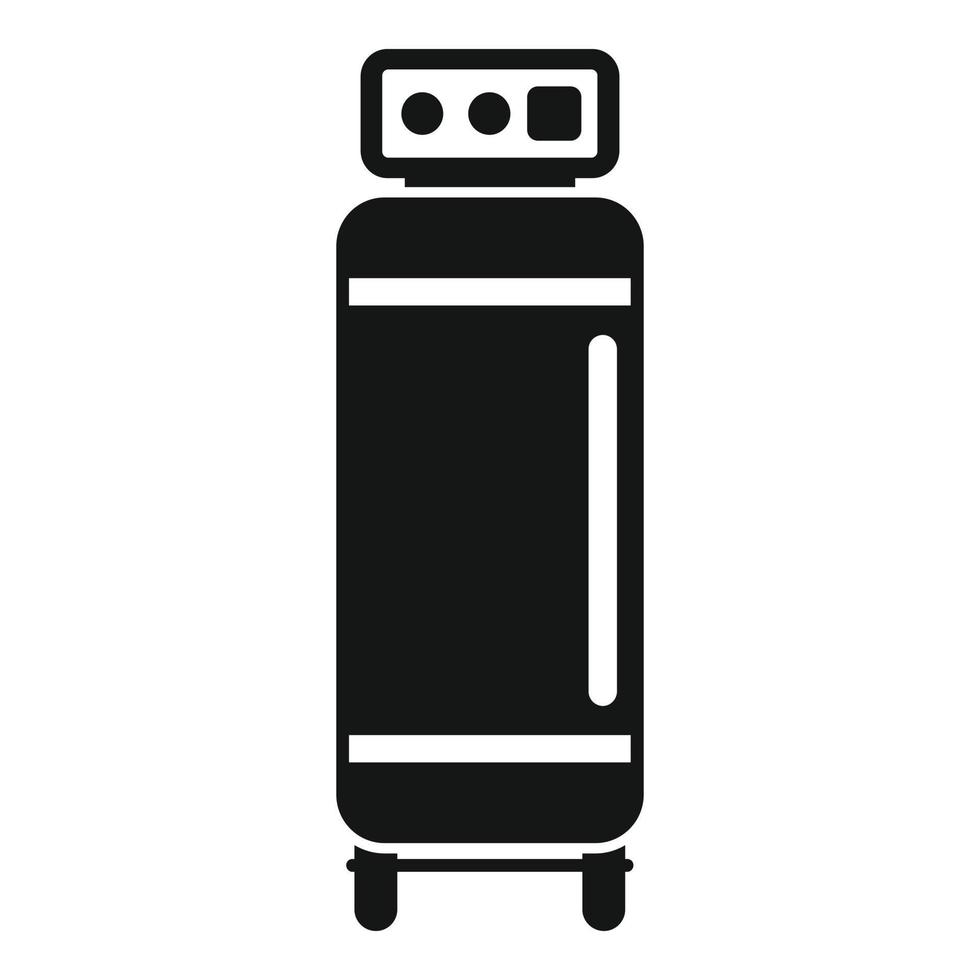 Stand air compressor icon, simple style vector