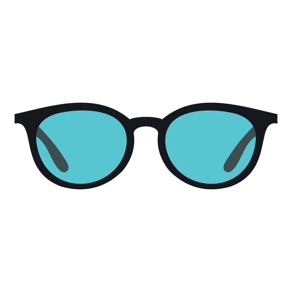 Glasses icon, flat style vector