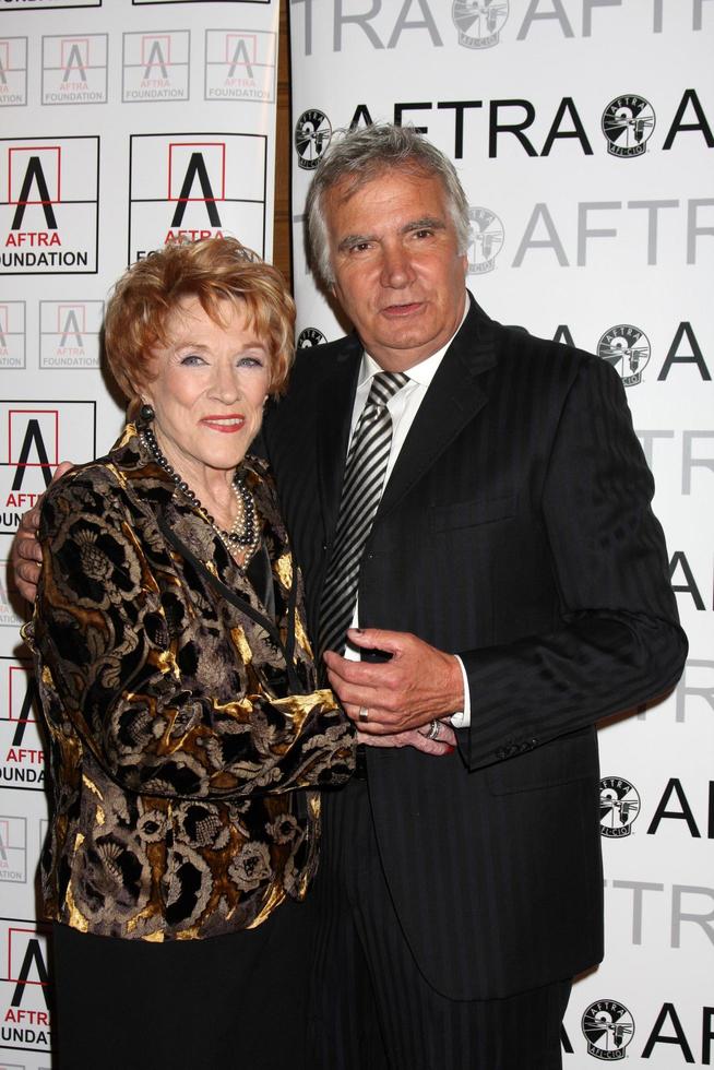 Jeanne Cooper John McCook arriving at the AFTRA Media and Entertainment Excellence Awards AMEES at the Biltmore Hotel in Los Angeles,CA on March, 9 2009 photo