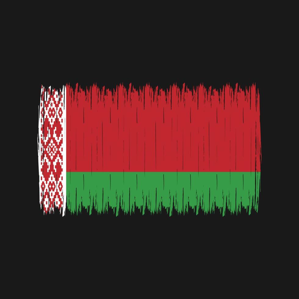 Belarus Flag Brush vector