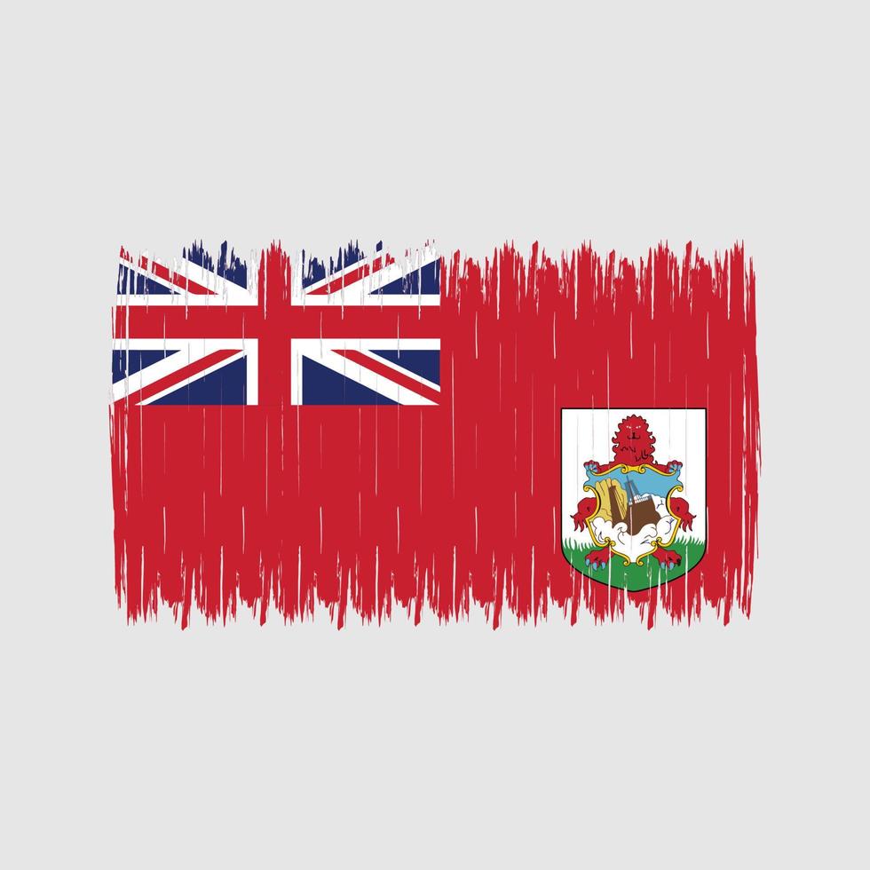 Bermuda Flag Brush vector