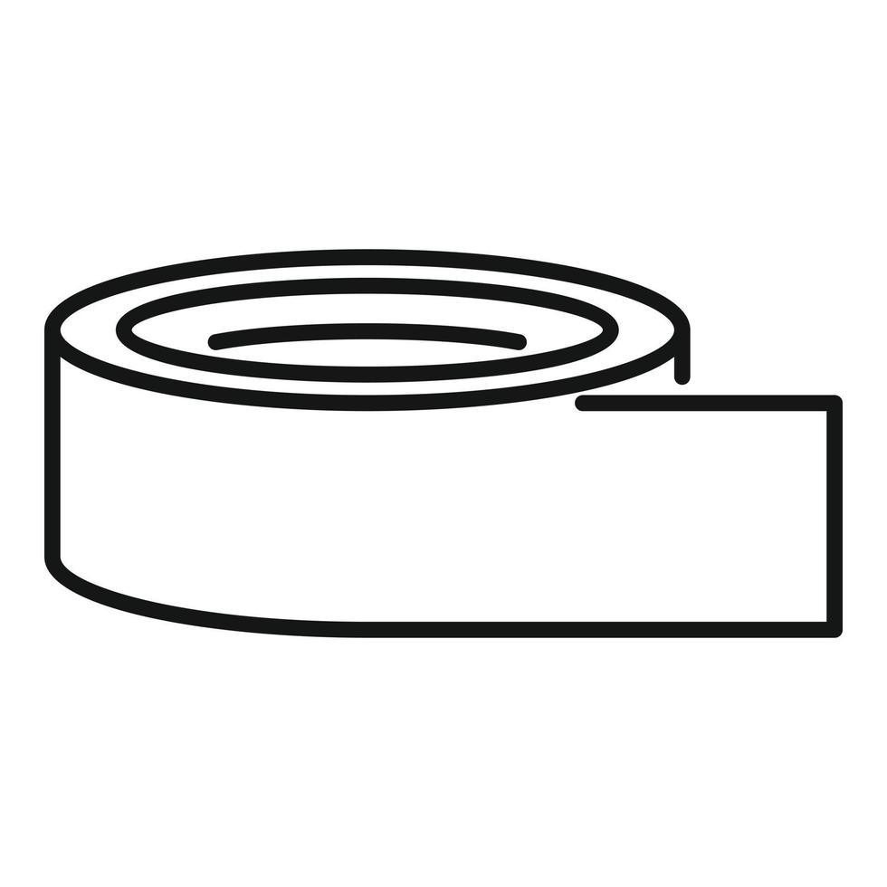 Office tape icon, outline style vector
